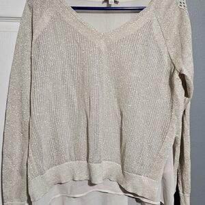 Lucky Brand Cream Sweater